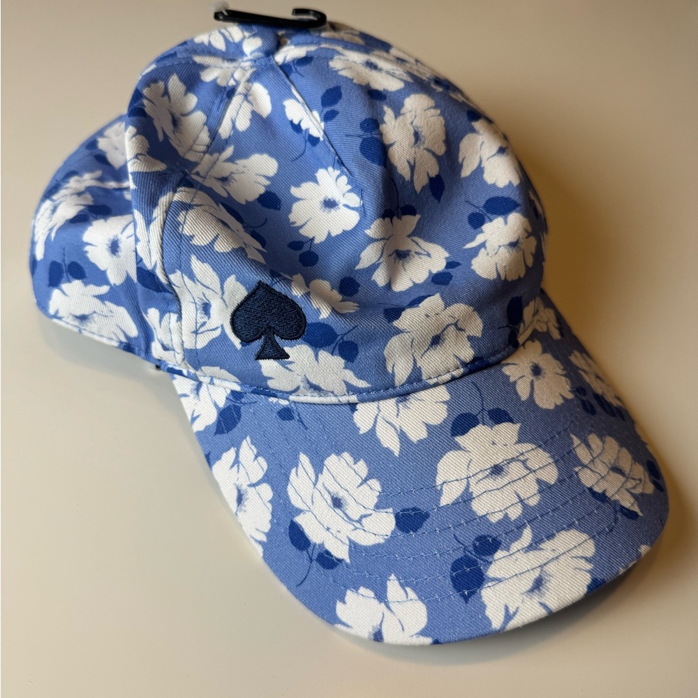 Kate Spade Blue Floral Hat